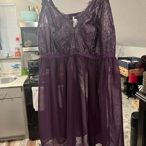 Lane Bryant Cacique purple loungerie size 14-16